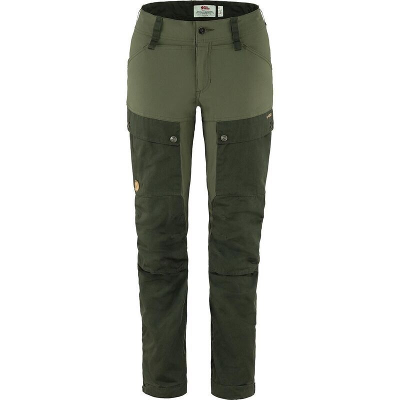 フェールラーベン レディース ボトムス カジュアルパンツ Fjallraven Keb Trouser Womens Deep ForestLaurel Green グリーン