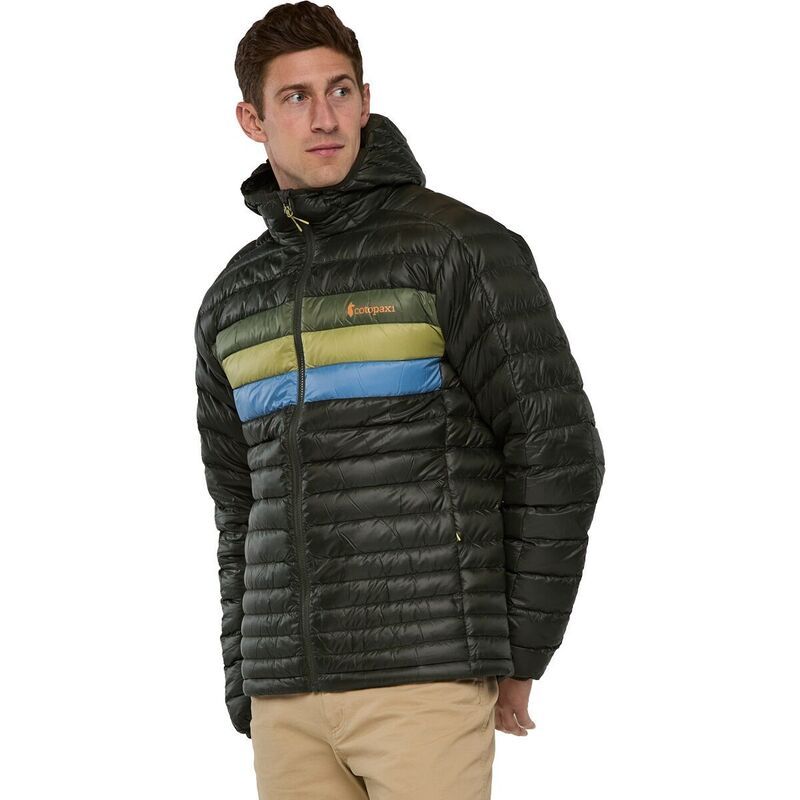 コートパクシー メンズ アウター ジャケット・ブルゾン ダウン ジャケット Cotopaxi Fuego Hooded Down Jacket Mens Woods Stripes ストライプ