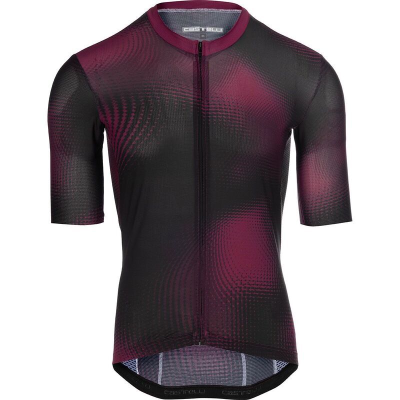 カステリ メンズ トップス Tシャツ ジャージー Castelli Vortice Limited Edition Jersey Mens BordeauxTonal BordeauxBlack ブラック