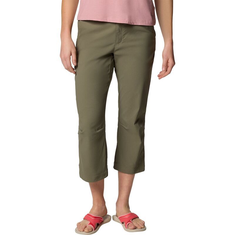 コロンビア レディース ボトムス カジュアルパンツ キャップ Columbia Leslie Falls Capri II Pant Womens Stone Green グリーン