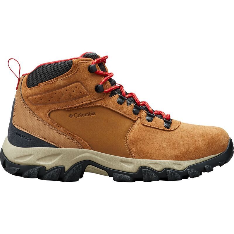 コロンビア メンズ シューズ ブーツ・レインブーツ プラスサイズ スエード ブーツ Columbia Newton Ridge Plus II Suede WP Hiking Boot Mens ElkMountain Red2
