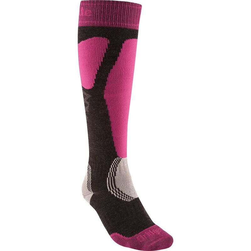 ブリッジデール レディース アンダーウェア 靴下 Bridgedale Ski Easy On Merino Endurance Sock Womens GraphitePink グラファイト