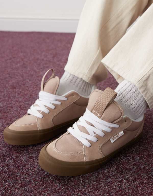 バンズ レディース シューズ スニーカー Vans Chukka Push sneakers in sepia STONE ストーン