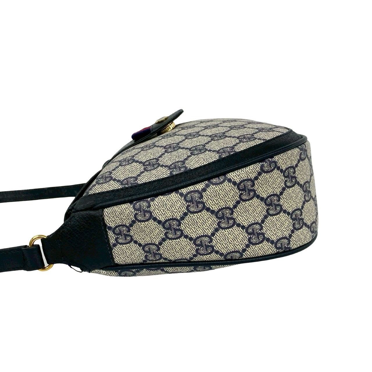 ◯ GUCCI グッチ　ボディバッグ　シェリーライン　ロゴ　レザー GUCCI（グッチ） 極 美品 オールドグッチ ヴィンテージ シェリーライン