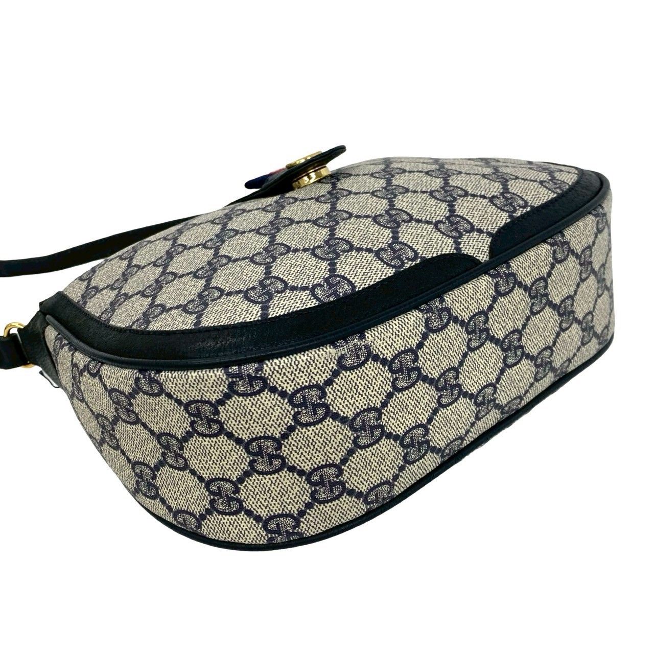 極 美品 GUCCI グッチ オールドグッチ シェリーライン GG ロゴ 柄