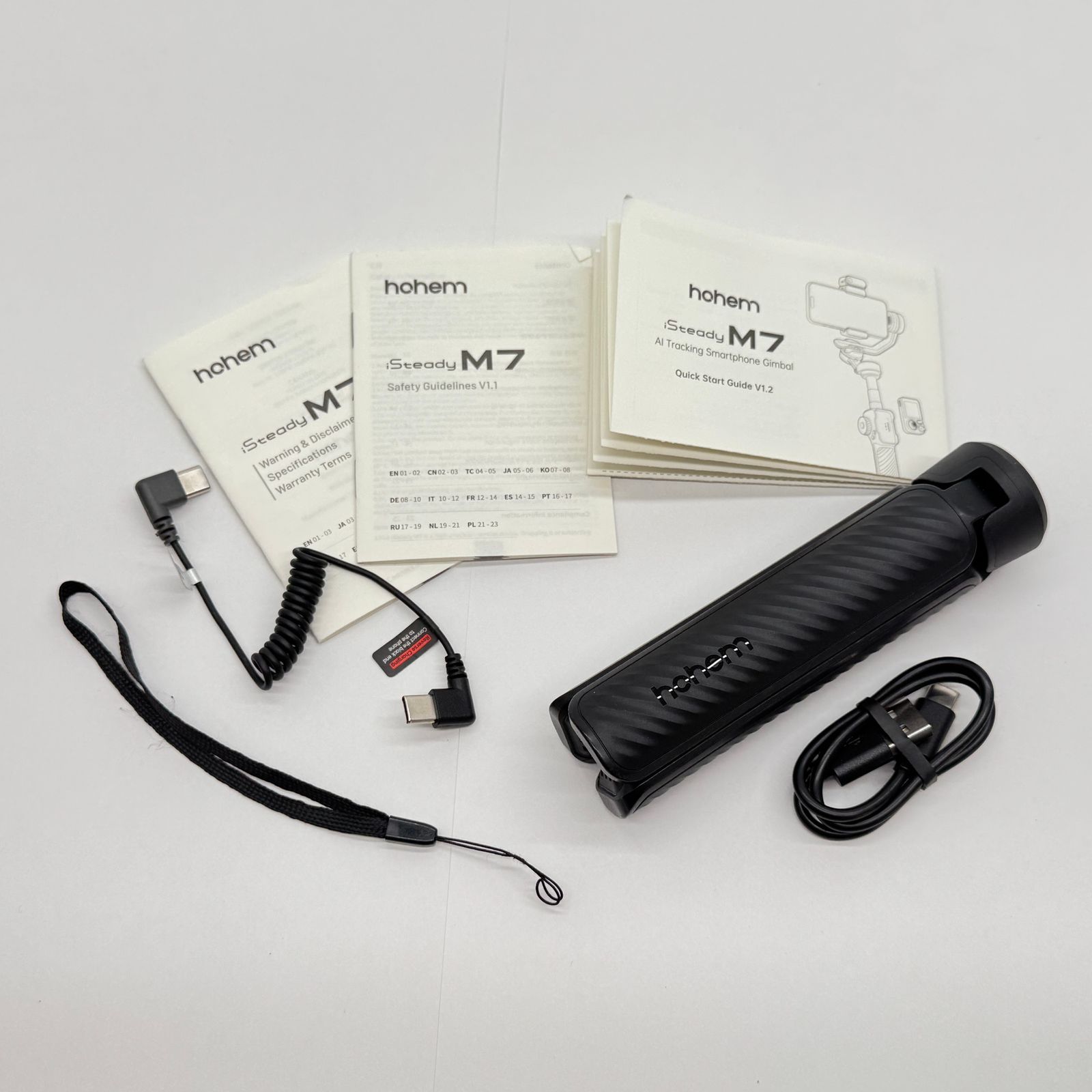 美品 hohem iSteady M7 ジンバルスタビライザー ブラック Model:HPG-M7