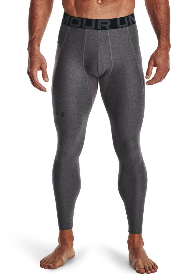 アンダーアーマー メンズ ボトムス カジュアルパンツ レギンス Under Armour Mens HeatGearmour Leggings Carbon HeatherBlack ブラック