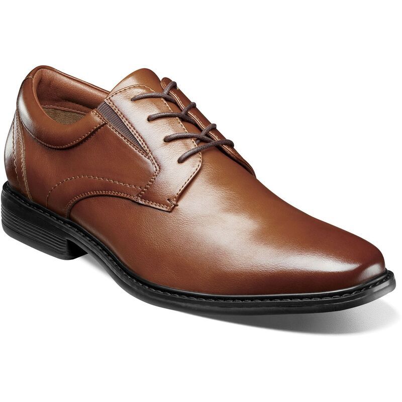 ノンブッシュ メンズ シューズ オックスフォード Nunn Bush Jarvis Mens Plain Toe Oxford Shoes Cognac