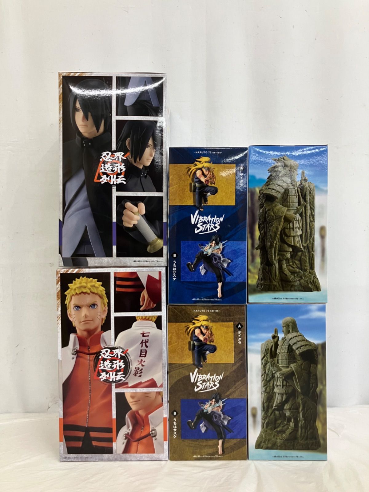 未開封 NARUTO ナルト疾風伝 フィギュア ナルト サスケ デイダラ 