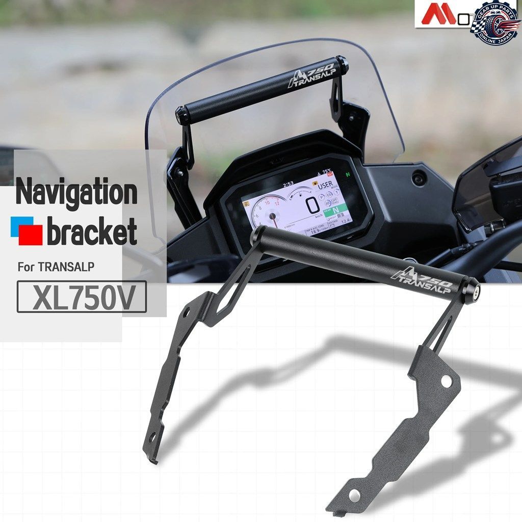 ホンダ 750 トランザルプ XL750 2023 2024 オートバイ XL750V スマートフォンホルダー スタンド GPS ナビゲーション プレートブラケット