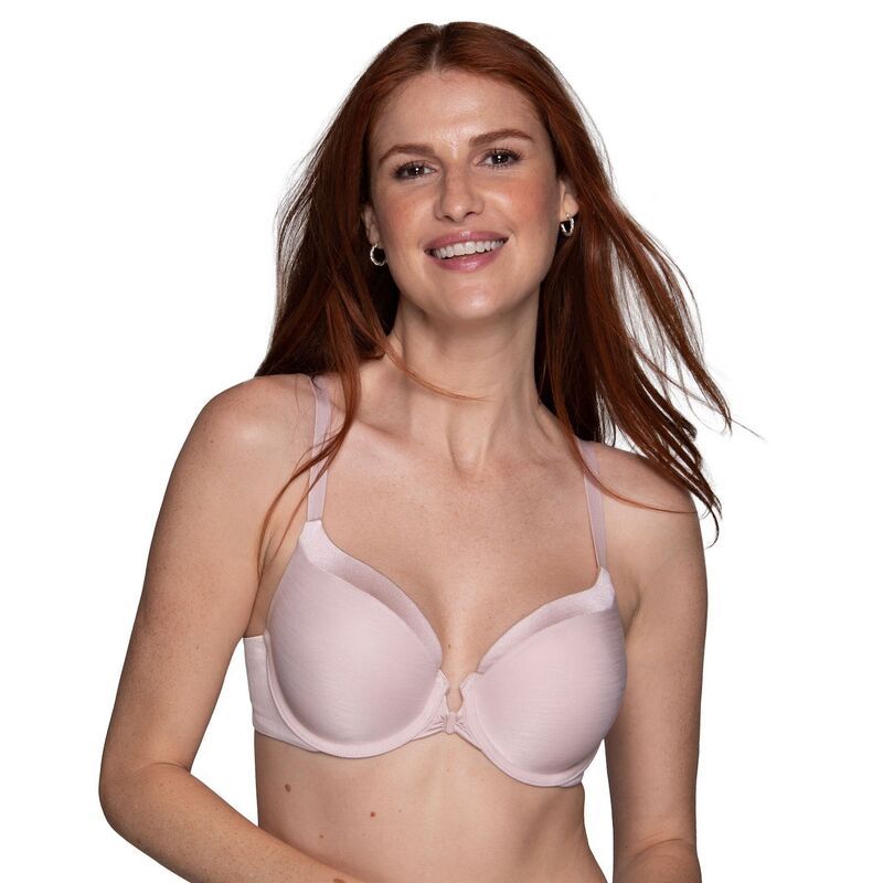 バニティフェア レディース アンダーウェア ブラジャー Vanity FairR Illumination FrontClosure 3Way Convertible Bra 75339 Sheer Quartz