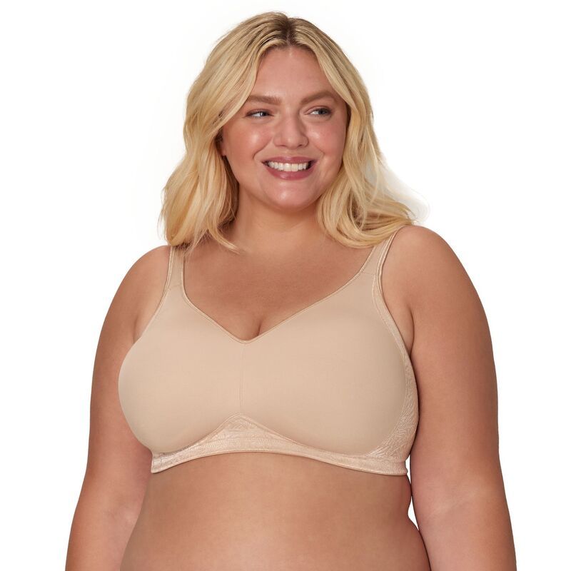 プレイテックス レディース アンダーウェア ブラジャー Playtex 18 Hour Back Side Smoothing Wireless Bra 4049 Nude