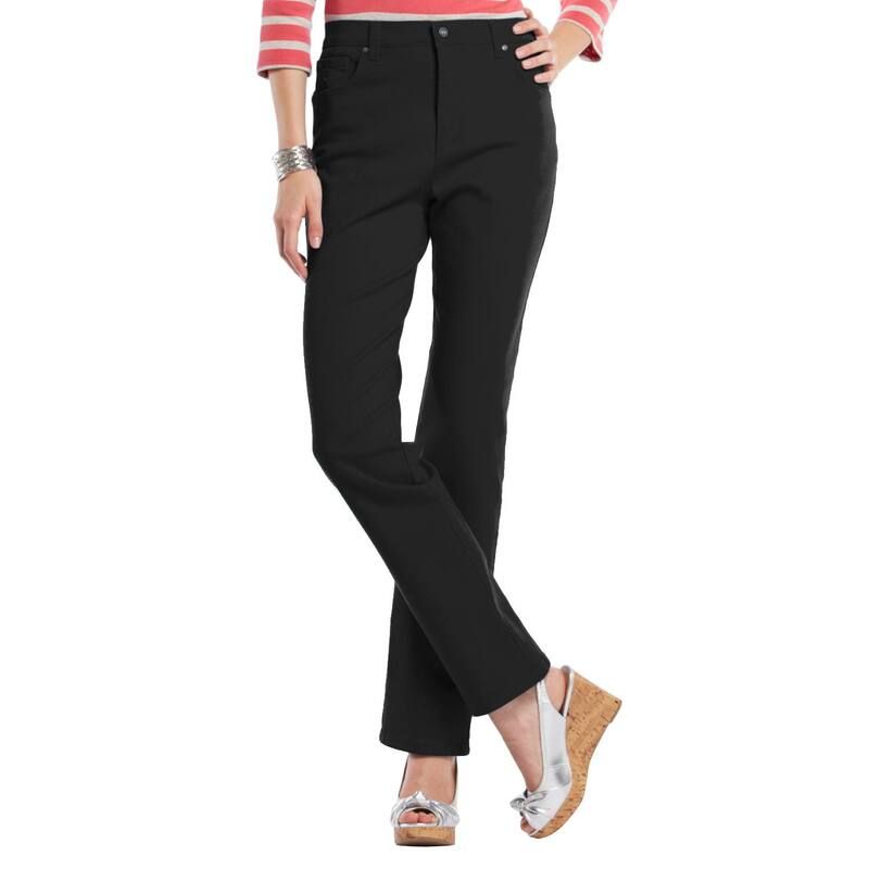 グロリアバンデービルト レディース ボトムス デニムパンツ プチ ジーンズ Petite Gloria Vanderbilt Amanda Classic Jeans Black ブラック