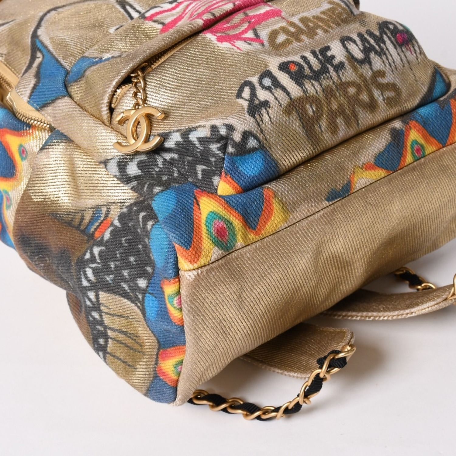 極美品 CHANEL シャネル グラフィティ リュック バックパック 28番台 