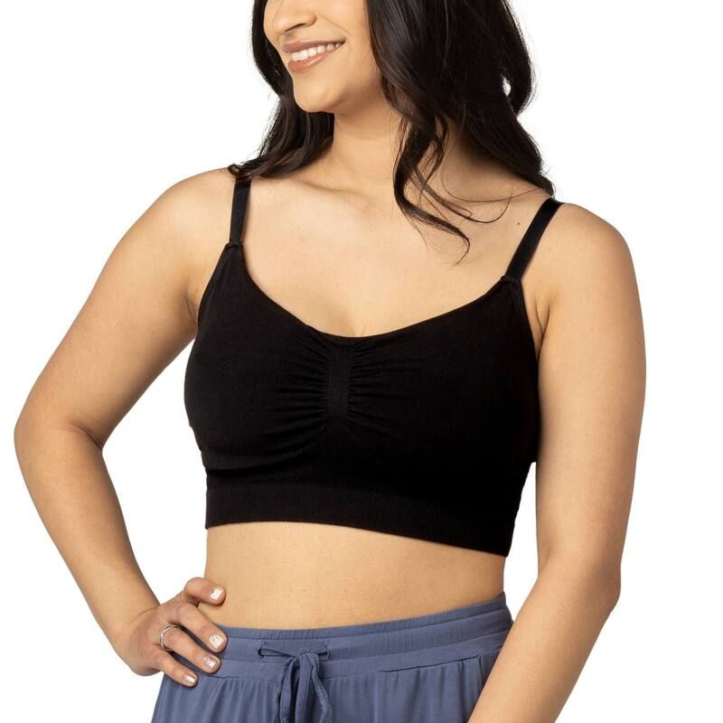 キンドリッド ブレイブリー レディース アンダーウェア ブラジャー マタニティ Maternity Kindred Bravely Sublime HandsFree Pumping Lounge Sleep Bra Black ブラック