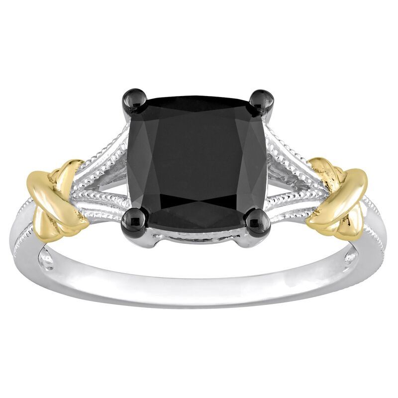 ステラ グレース レディース アクセサリー リング Stella Grace 14k TwoTone Gold 2 CaratW Black Diamond Solitaire Ring 14k Two Tone ブラック