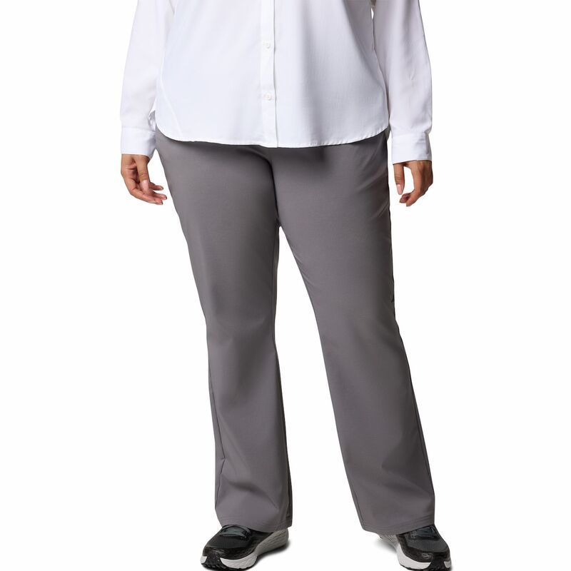 コロンビア レディース ボトムス カジュアルパンツ ブーツカット ブーツ Womens Columbiall Seasons Bootcut Pants II City Gray グレー