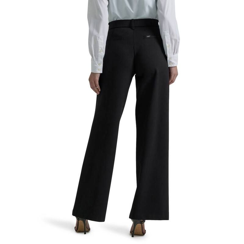 リー レディース ボトムス カジュアルパンツ ワイドレッグ Womens Lee Ultra Lux Comfort Any Wear Wide Leg PullOn Pants Navy ネイビー