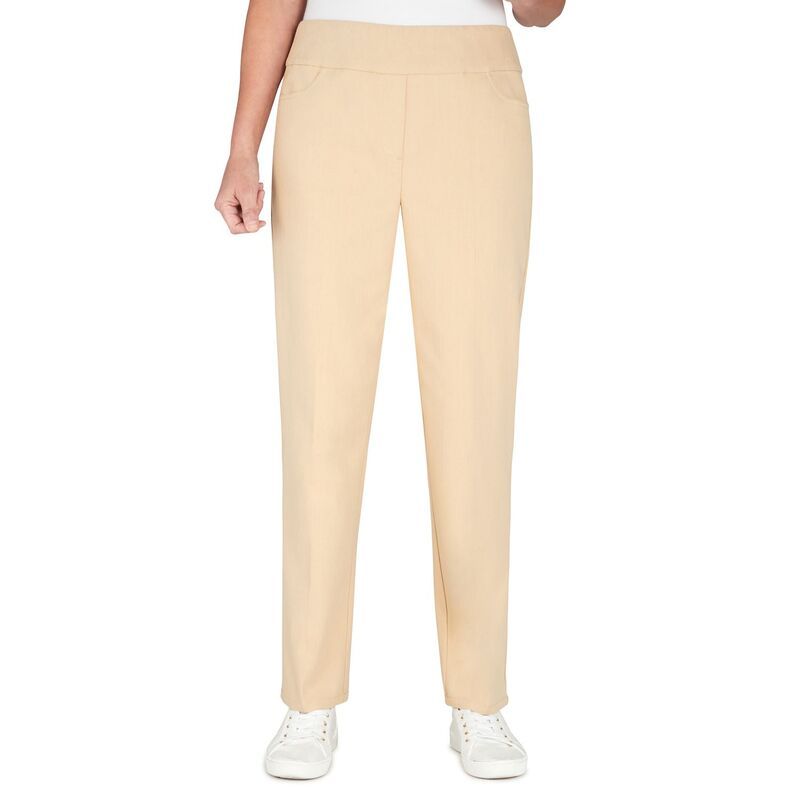 アルフレッド ダナー レディース ボトムス カジュアルパンツ プチ デニム Petite Alfredunner Super Stretch PullOn StraightLeg Denim Pantstone ストーン