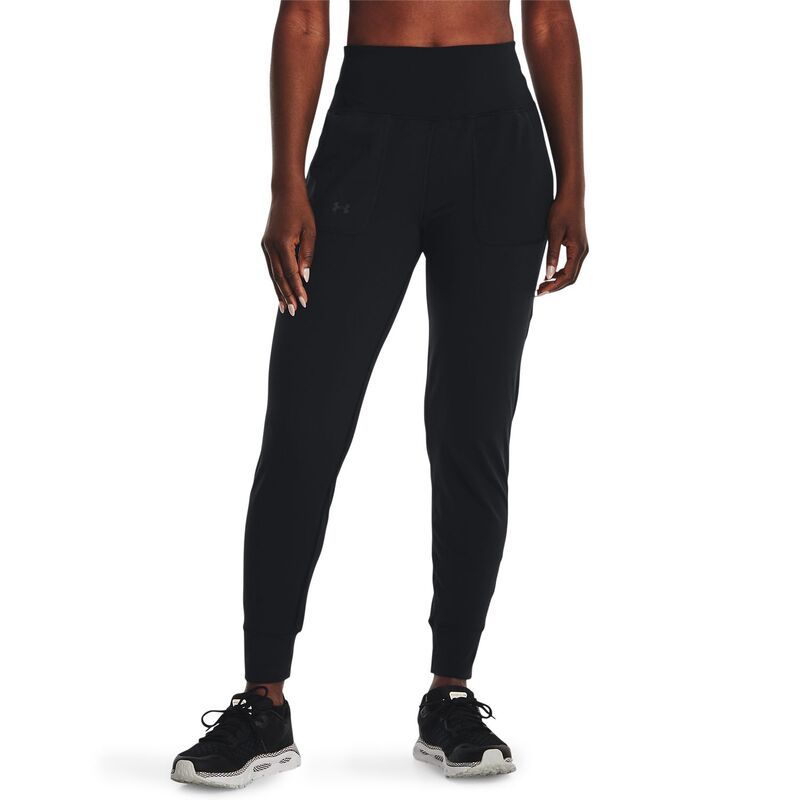 アンダーアーマー レディース ボトムス カジュアルパンツ ジョガーパンツ Womens Under Armour Motion Joggers Black ブラック