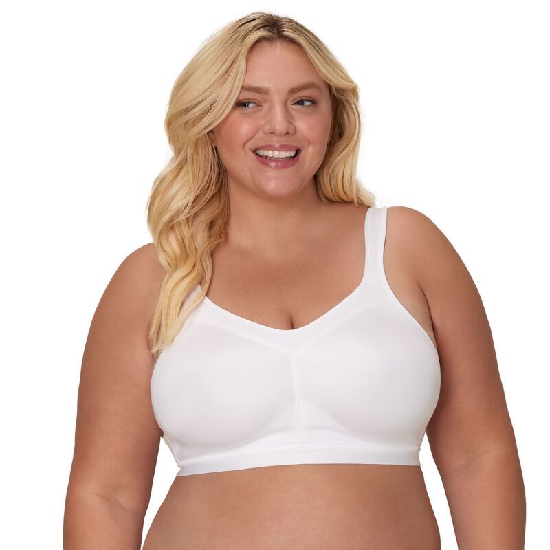 プレイテックス レディース アンダーウェア ブラジャー Playtex 18 Hour Active Breathable Comfort Wireless Bra 4159 White ホワイト
