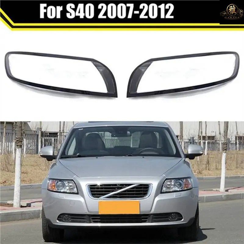 ボルボ S40 2007-2012 1ペア 車用ヘッドライトレンズカバー 透明ヘッドランプシェル ランプ ヘッドライトパーツ ボルボ S40 2007-2012 1ペア 車用ヘッドライトレンズカバー 透明ヘッドランプシェル ランプ ヘッドライトパーツ