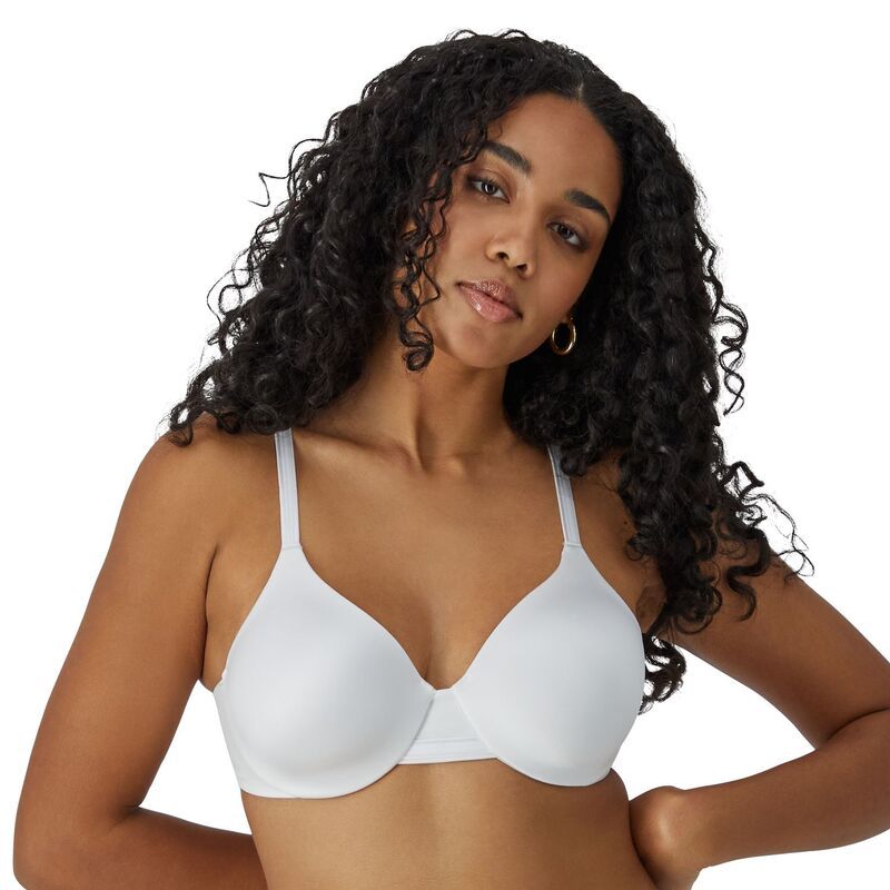 バリ レディース アンダーウェア ブラジャー Bali One Smooth U Smoothing Concealing Underwire Bra DF3W11 White ホワイト