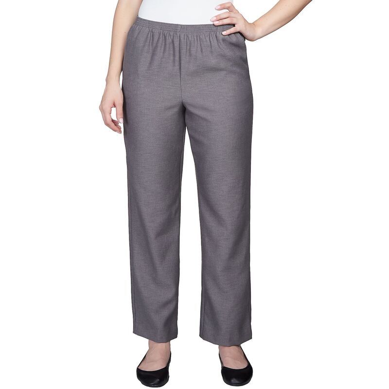 アルフレッド ダナー レディース ボトムス カジュアルパンツ プチ Petite Alfredunner Classic PullOn StraightLeg Pants Gray グレー