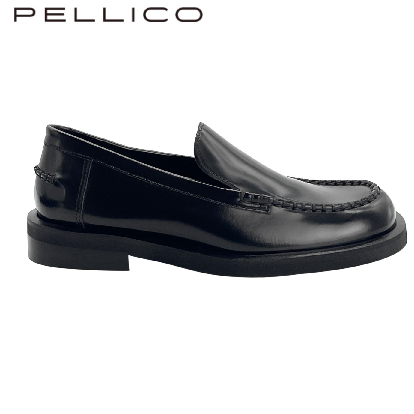 未使用 PELLICO SUNNY レザーローファー シューズ 36 ブラック 【値下げ交渉歓迎】