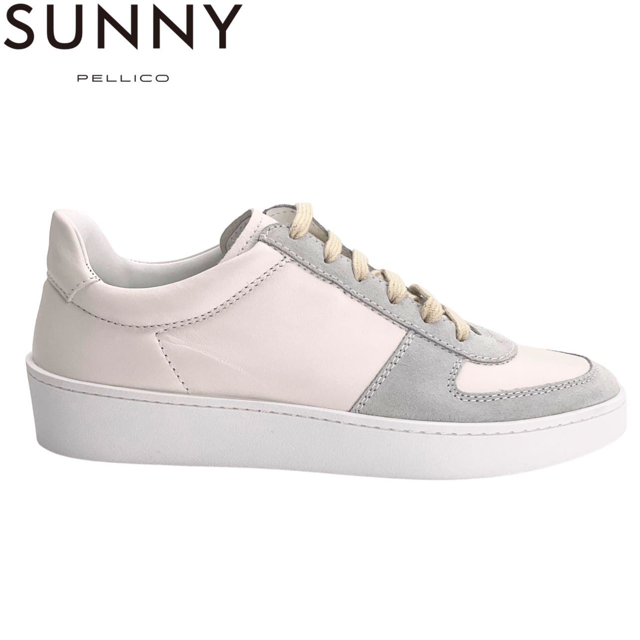 PELLICO SUNNY ホワイトレザー スニーカー 厚底42 【公式通販】