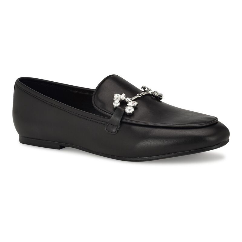 ナインウェスト レディース シューズ スリッポン・ローファー Nine West Bennit WomenslipOn Round Toe Dress Loafers Black ブラック