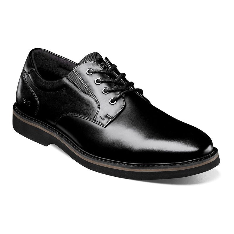 ノンブッシュ メンズ シューズ オックスフォード Nunn BushR Denali Mens Waterproof Oxford Shoes Black Smooth ブラック