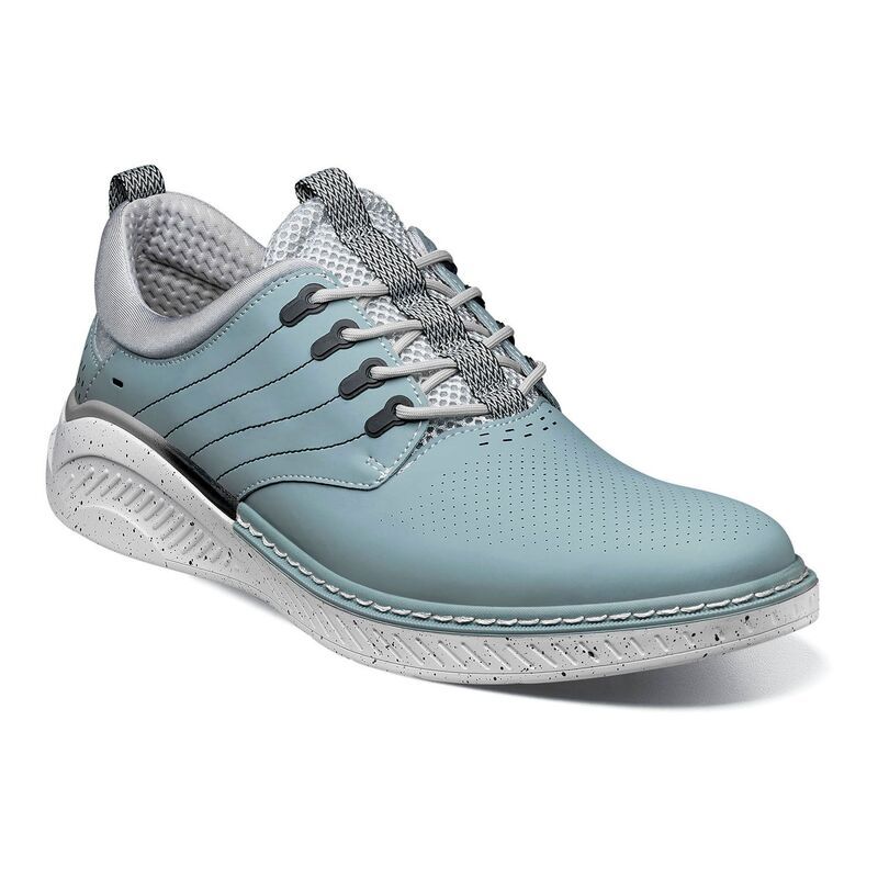 ステイシーアダムス メンズ シューズ オックスフォード レザー Stacy Adams Barna Mens Leather Shoes Light Blue ブルー