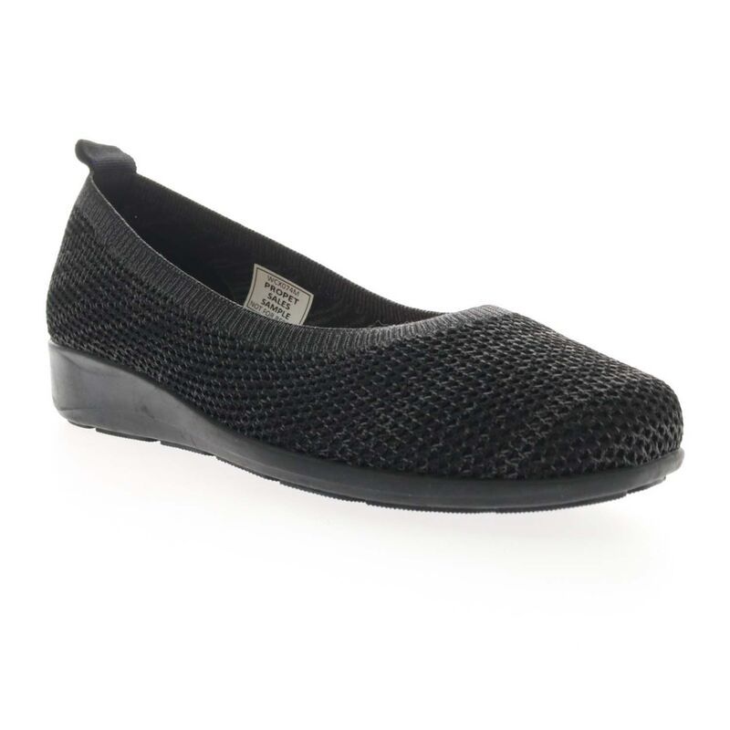プロペット レディース シューズ スリッポン・ローファー Propet Yen Womens Casual Shoes Black ブラック