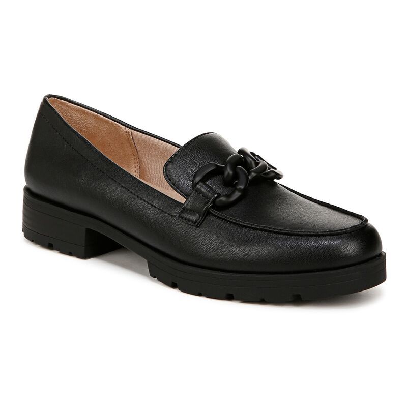 ライフストライド レディース シューズ サンダル ローファー LifeStride London 2 Womens Loafers Black Faux ブラック
