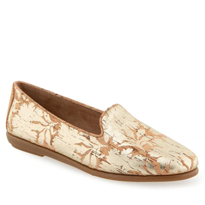 エアロソールズ レディース シューズ スリッポン・ローファー Aerosoles Betunia Womens Loafers Natural Gold ゴールド