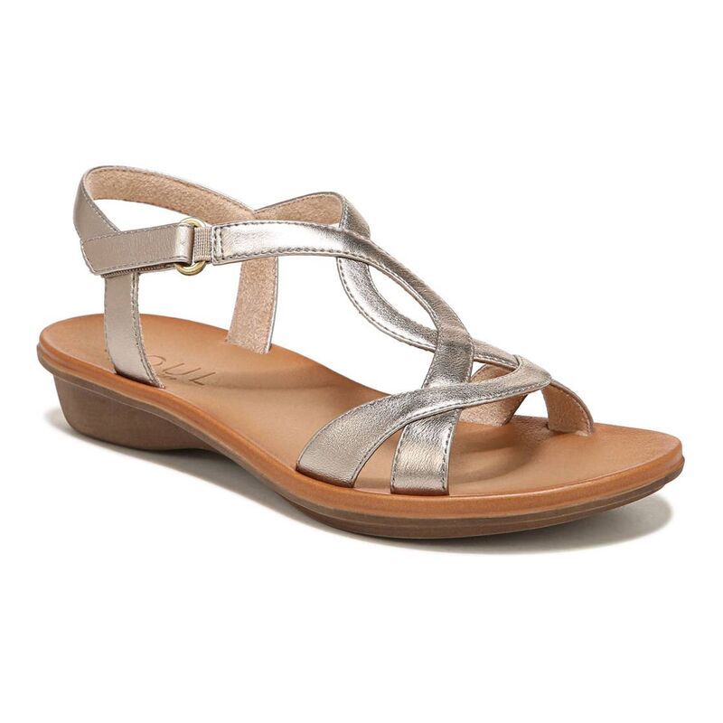 ソウルニュトライザー レディース シューズ サンダル SOUL Naturalizer Solo Womensandals Warm Silver シルバー
