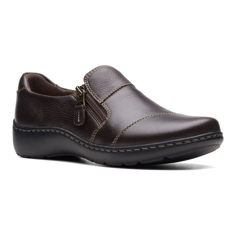 クラークス レディース シューズ サンダル レザー ClarksR Cora Harbor Womens Leather Shoes Brown ブラウン
