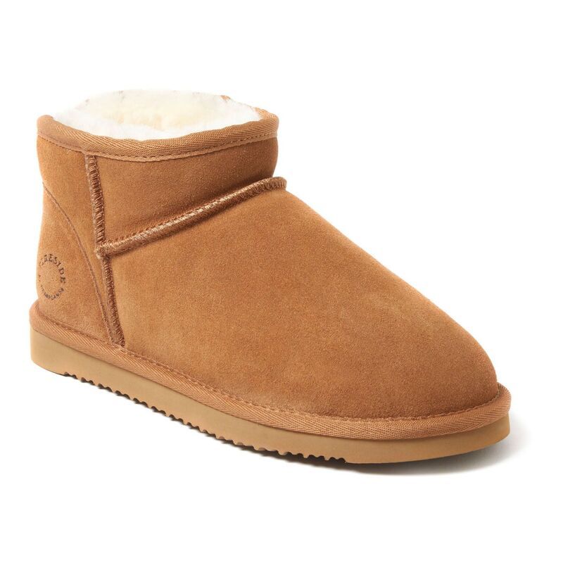 ディアフォームズ レディース シューズ サンダル アンクル ブーツ Fireside by Dearfoams Riverland Womenshearling Micro Ankle Boot Slippers Chestnut 22,110円