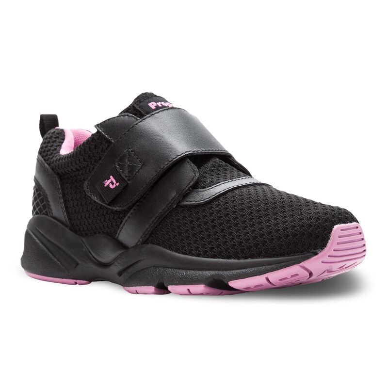 プロペット レディース シューズ スニーカー Propet Stability X Strap Womens Walking Shoes Black Berry ブラック