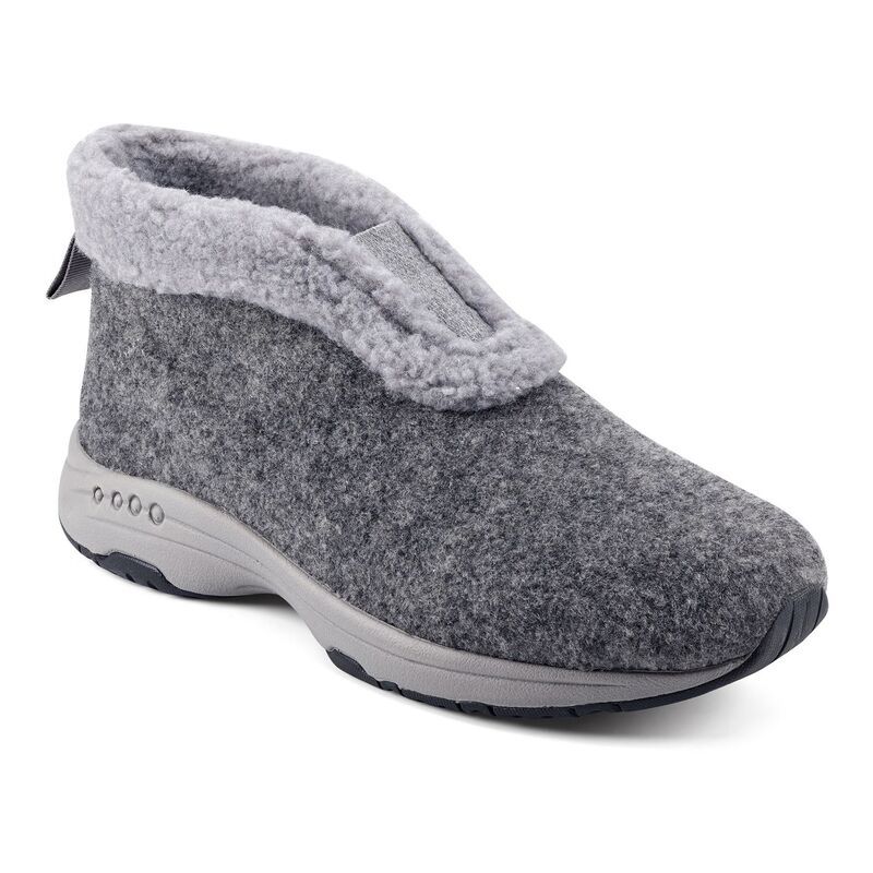 イージースピリット レディース シューズ サンダル ブーツ Easy Spiritreepose Womens FauxFur Slipper Boots Medium Gray Felt グレー 16,045円