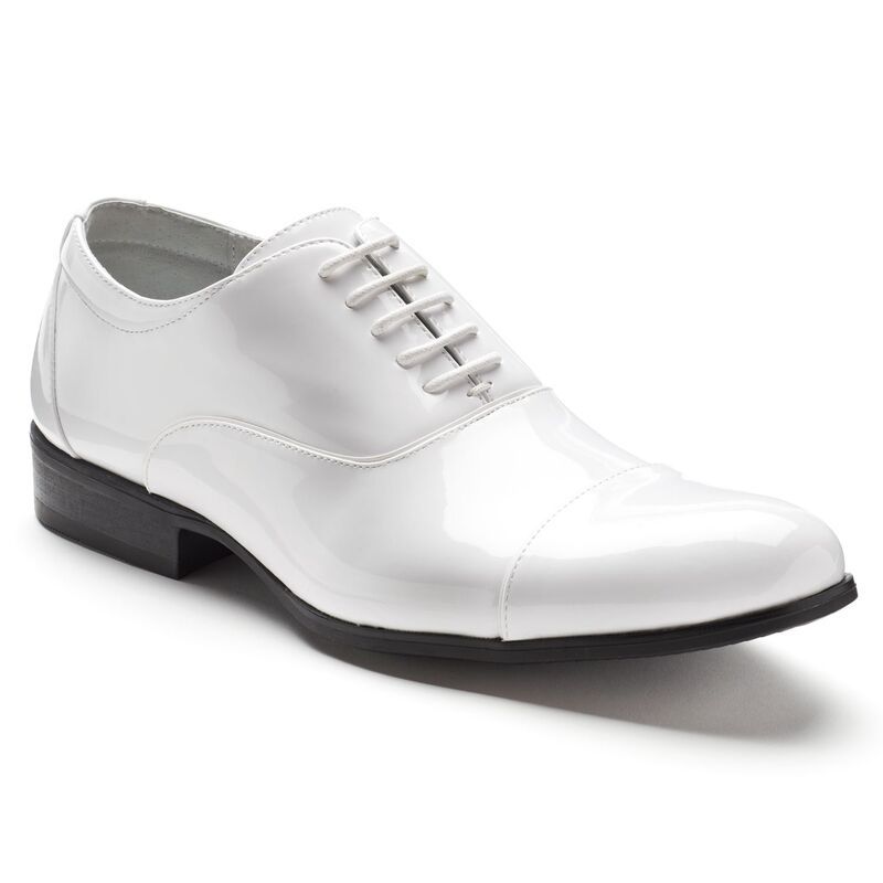 ステイシーアダムス メンズ シューズ オックスフォード Stacy Adams Gala Mens Oxfordresshoes White Patent ホワイト