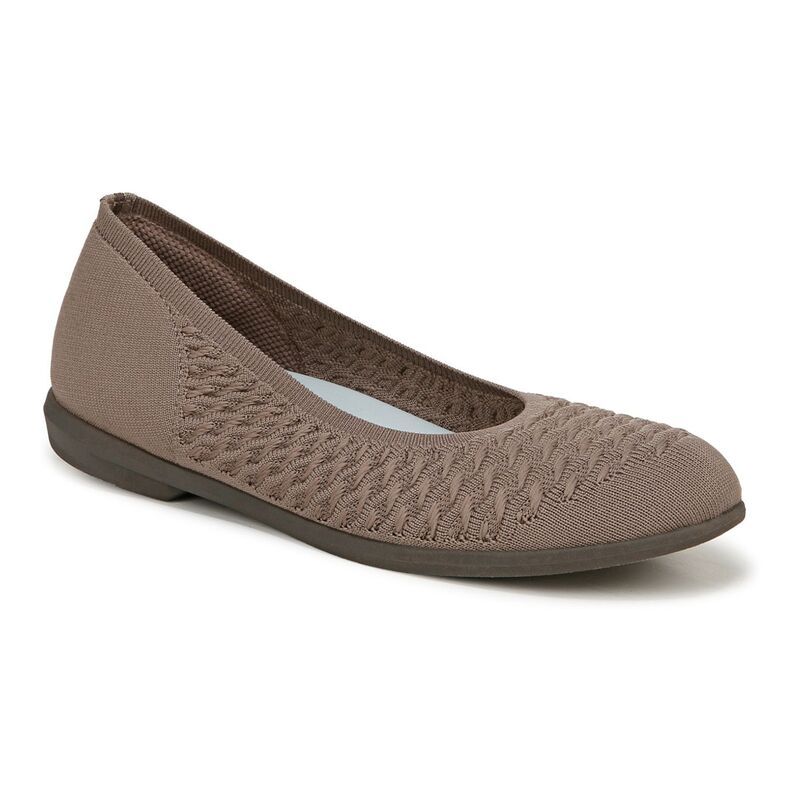 ビジーズ レディース シューズ サンダル Bzees Khloe Womens Flats Latte Cable Knit
