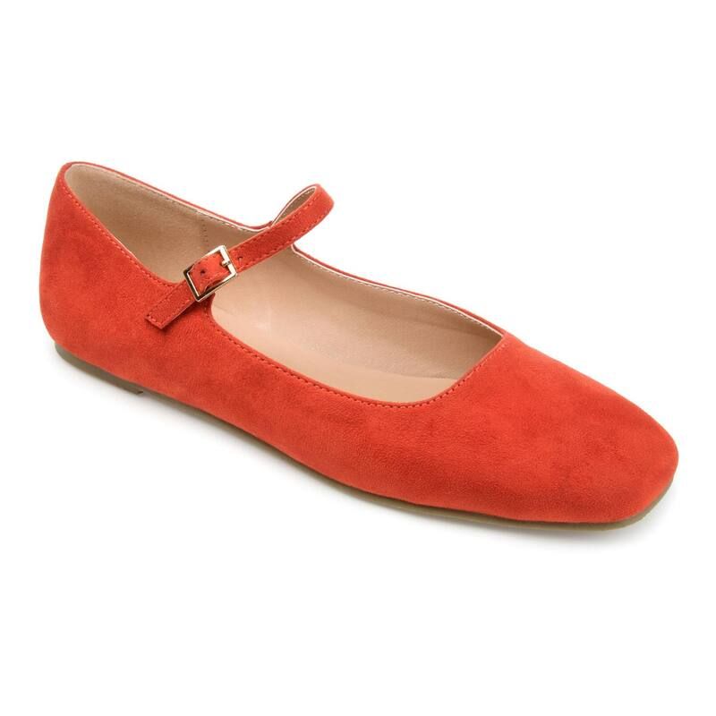 ジュルネ コレクション レディース シューズ サンダル Journee Collection Carrie Womens Mary Jane Flats Coral コーラル