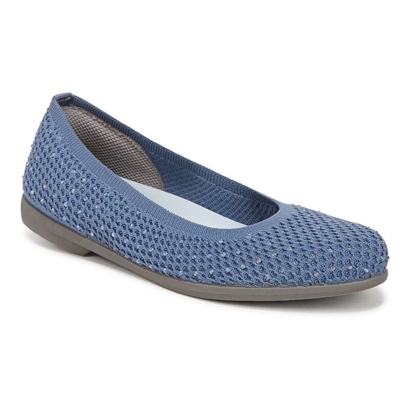 ライフストライド レディース シューズ サンダル LifeStride Kallie Womenslipon Flats Blue Knit ブルー