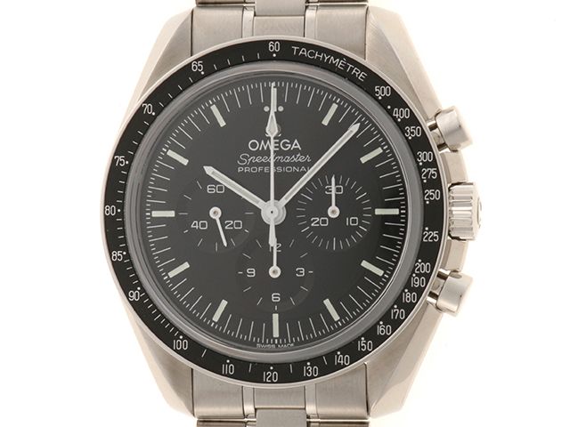 OMEGA オメガ ウォッチ スピードマスター ムーンウォッチ プロフェッショナル 時計 310.30.42.50.01.002 腕時計 ステンレススチール ブラック 2021年 メンズ【中古】432
