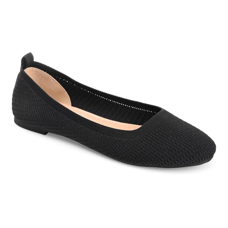 ジュルネ コレクション レディース シューズ サンダル Journee Collection Maryann Tru Comfort Foam Womens Flats Black ブラック