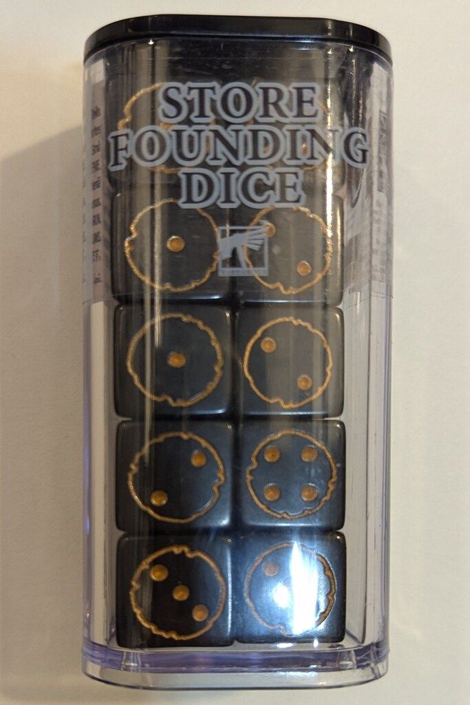 GAMESWORKSHOP WARHAMMER Citadel Store Founding Dice