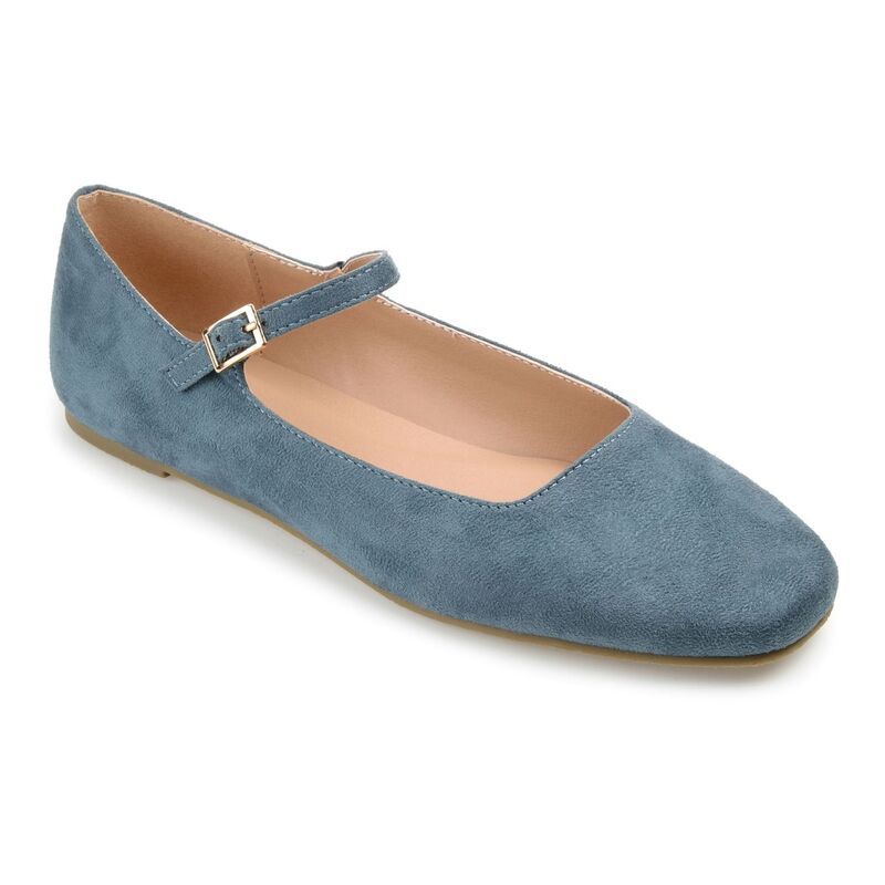 ジュルネ コレクション レディース シューズ サンダル Journee Collection Carrie Womens Mary Jane Flats Blue ブルー