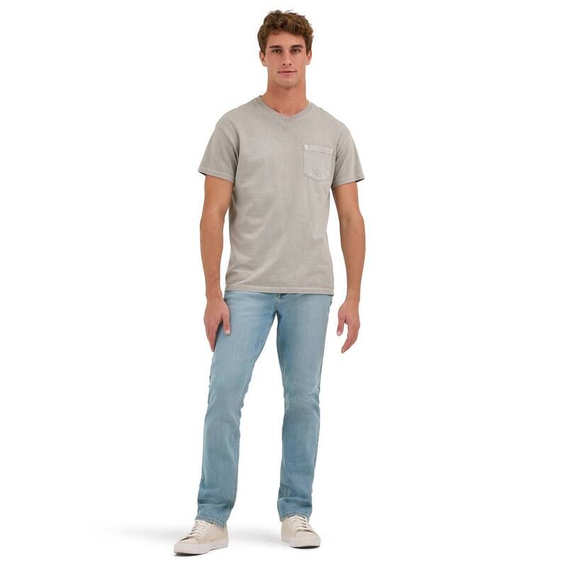 ラングラー メンズ ボトムス デニムパンツ スリムフィット ジーンズ Mens Wrangler Slim Fit Straight Jeans Glacier